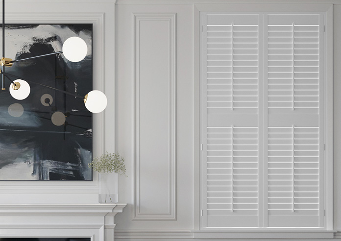 Bromley, True White - Full Height Plantation Shutter - Image 6